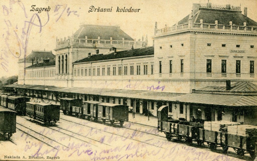 Glavni kolodvor 1906. godine